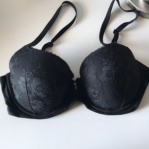 Black Lace Bra
